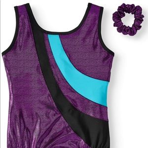 COPY - (3/$15) Danskin Now Purple Foil Leotard nwt